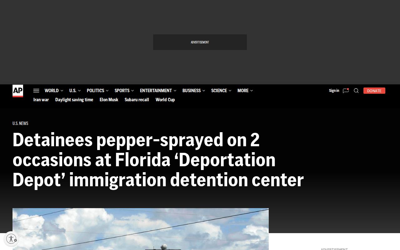 North Florida Detention Facility immigration release operation report